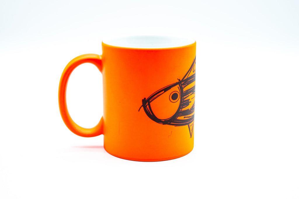 Taza Flúor Naranja
