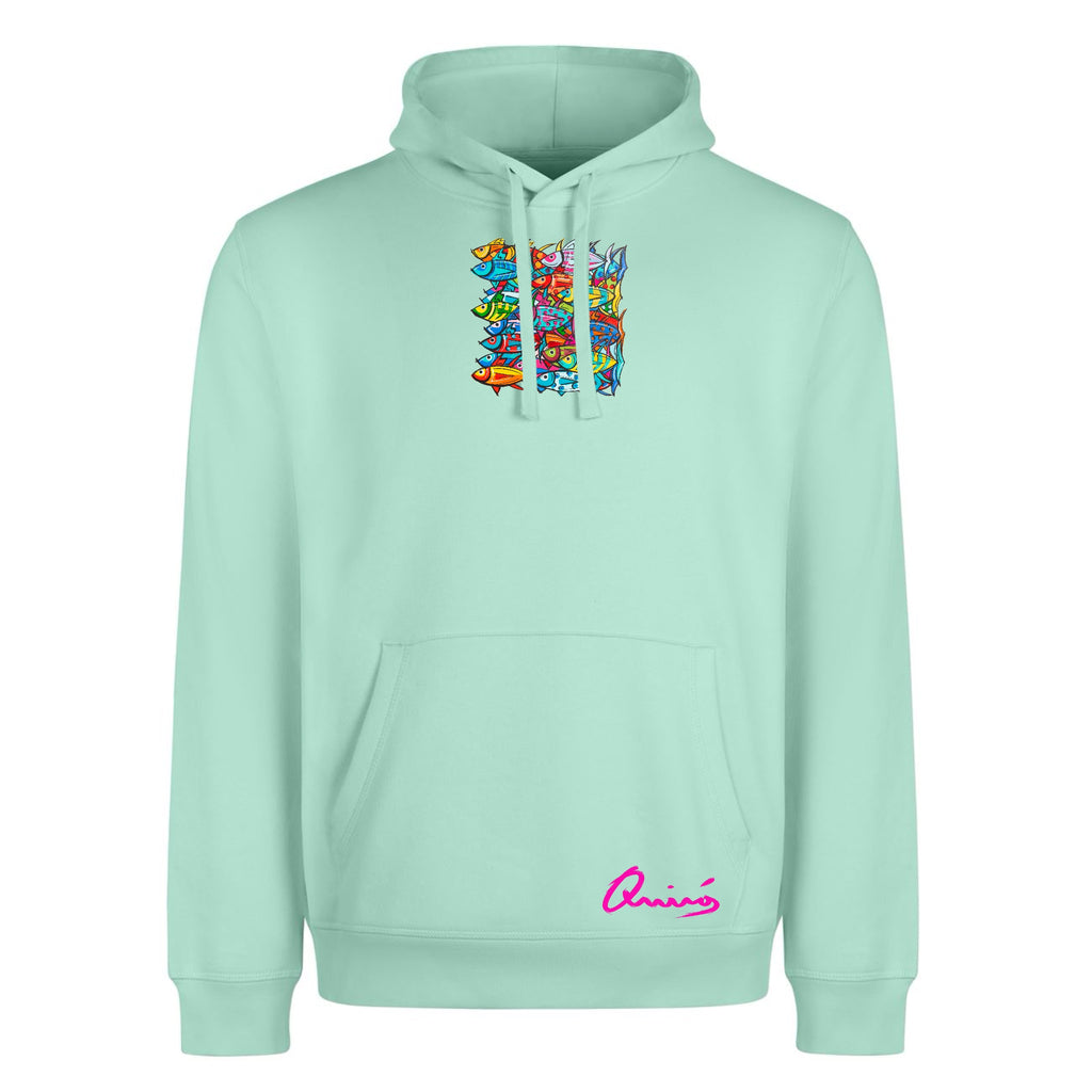 Sudadera verde mar ATUNES DE COLORES