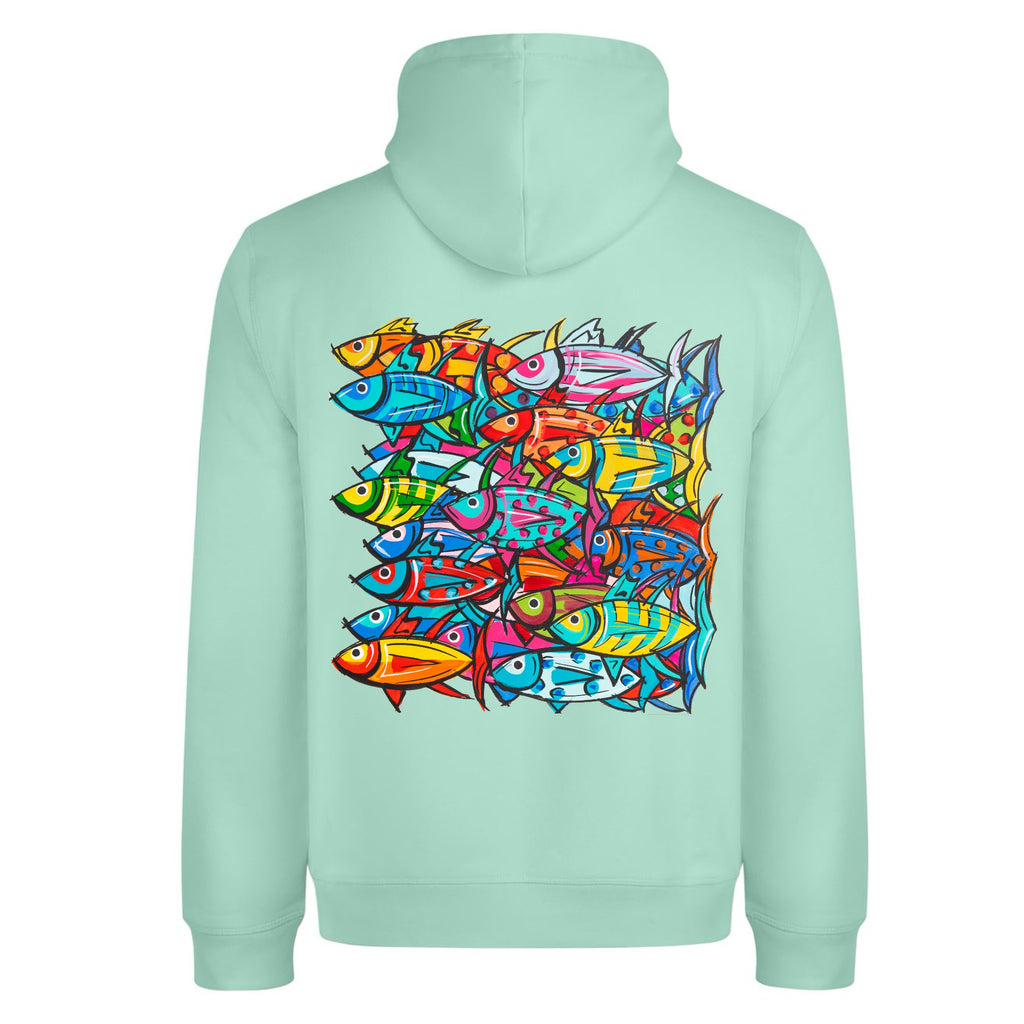 Sudadera verde mar ATUNES DE COLORES