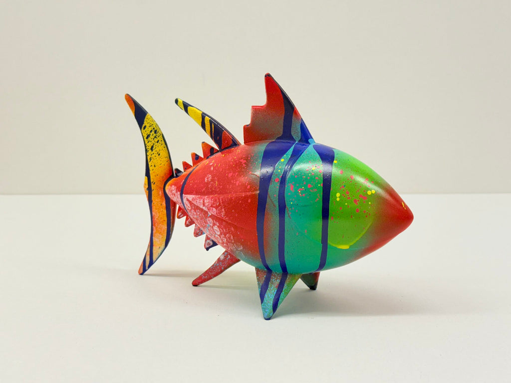 Escultura atún de colores 1
