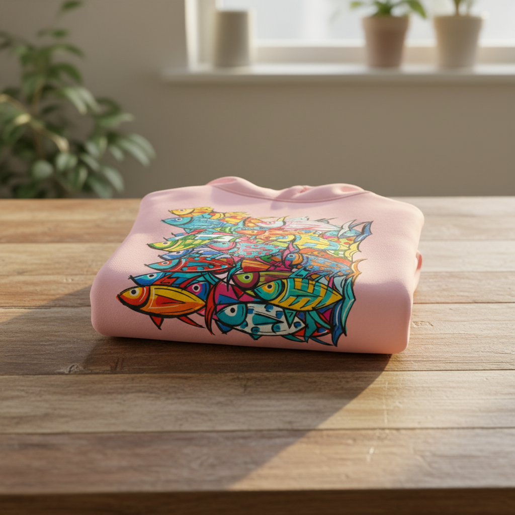 Sudadera rosa ATUNES DE COLORES