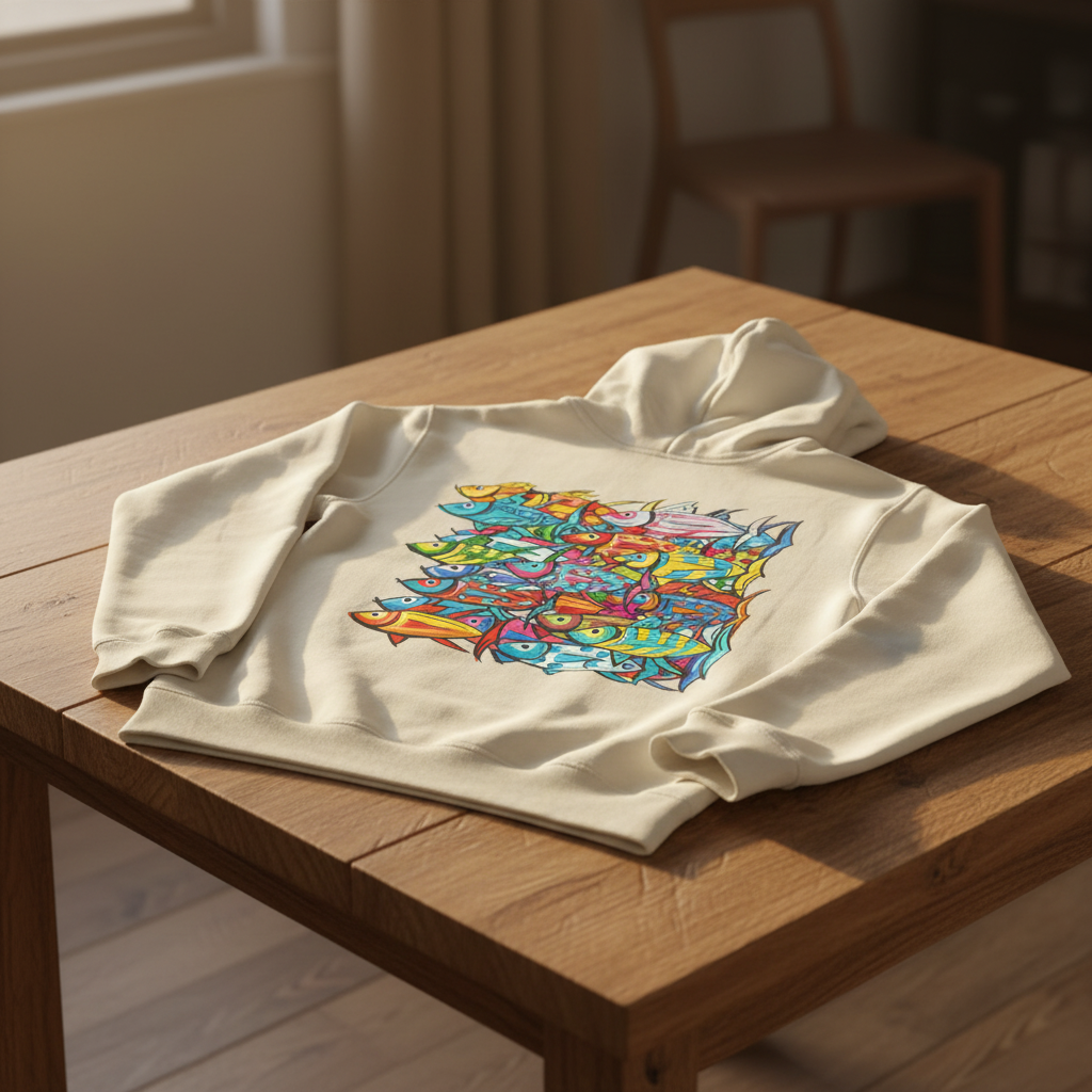 Sudadera beige ATUNES DE COLORES