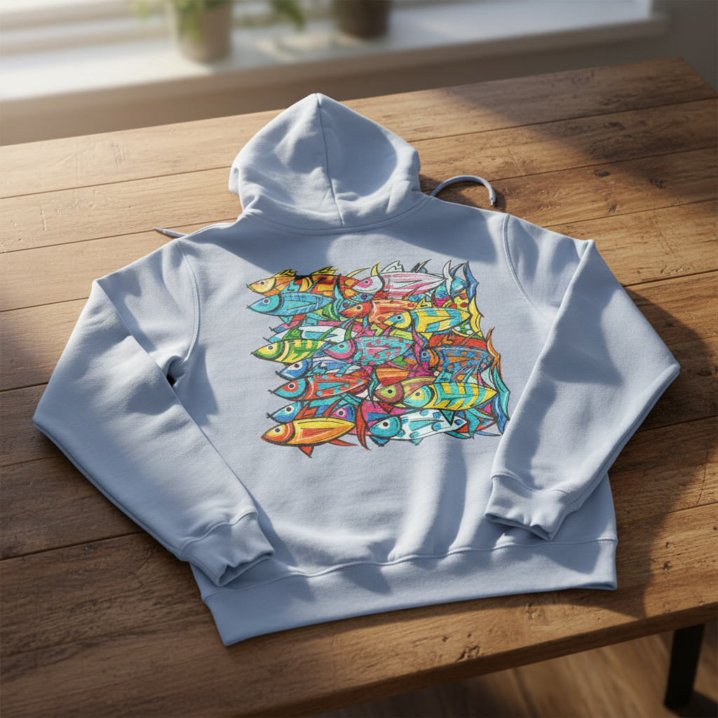 Sudadera celeste ATUNES DE COLORES